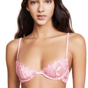 Fleur du Mal Lily Demi Plunge Bra